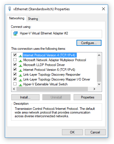 network adapter properties in english