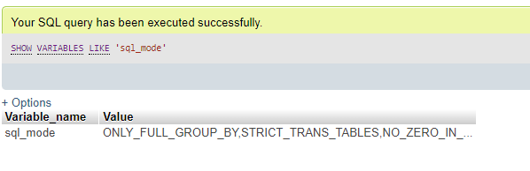 phpMyAdmin: truncated text